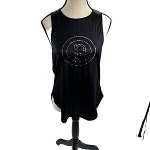 Pure Barre Womens Size S Tank Top Black Sleeveless Logo Athletic Workout Shirt